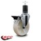 Service Caster 5'' Nylon Swivel 1-5/8'' Expanding Stem Caster with Brake SCC-EX20S514-NYS-PLB-158 - alternate 4